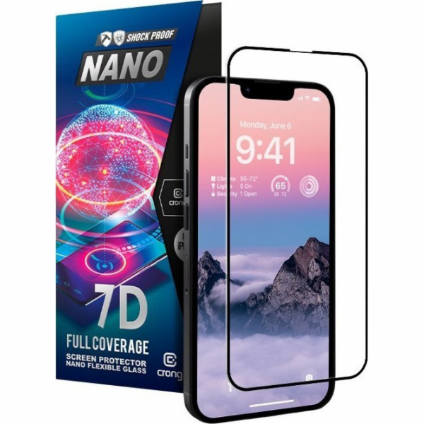 Nerozbitné hybridní sklo 7D Nano Flexible Glass iPhone 14 Pro