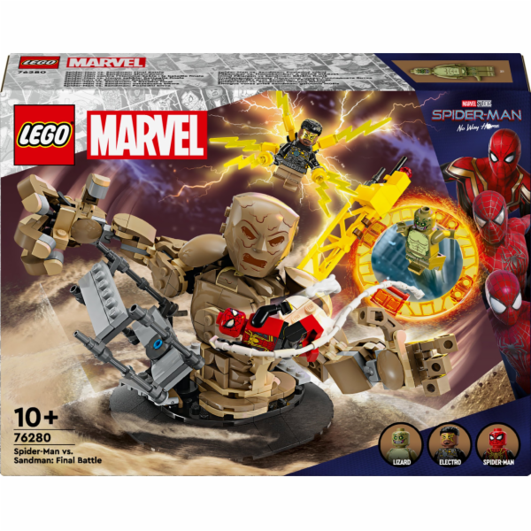 LEGO 76280 Marvel Super Heroes Spider-Man vs. Sandman: Showdown, stavebnice