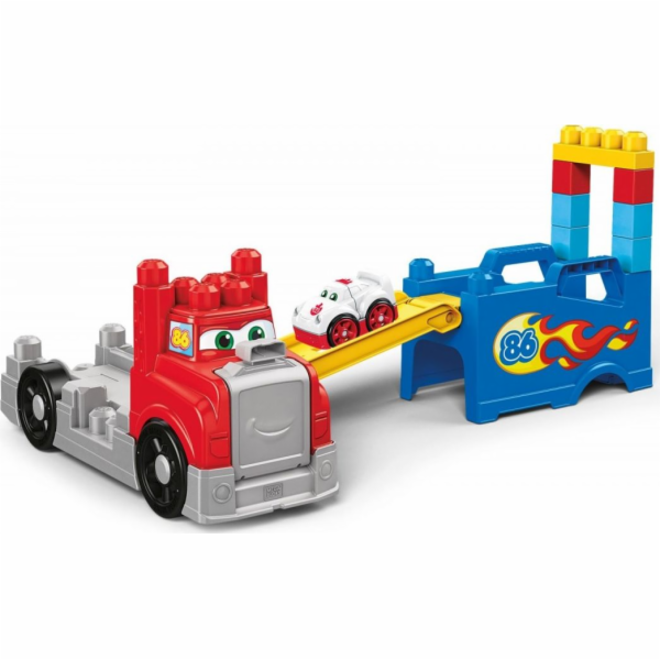 Stavební a závodní vůz Mattel Mega Bloks