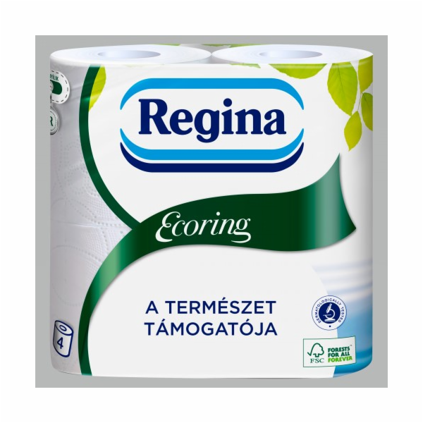 Papír toaletní 2 vrstvý Regina Ecoring 4 ks