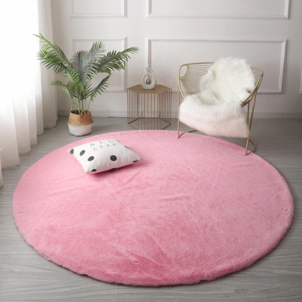 Strado Kulatý koberec Rabbit Strado 200x200 SakuraPink (růžový)