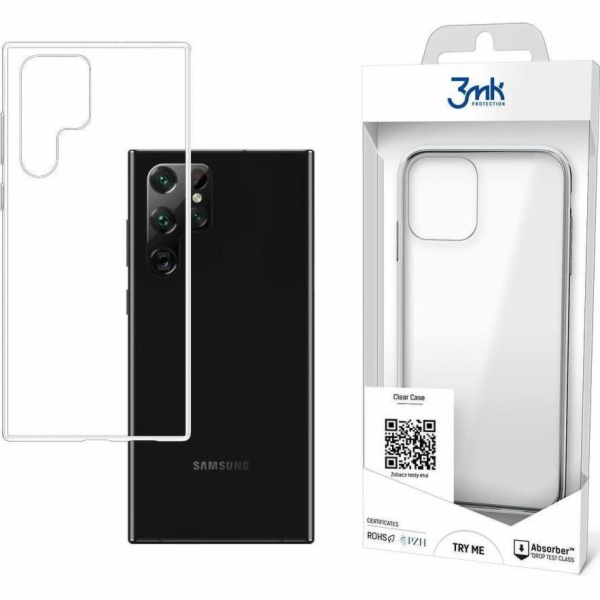 3mk ochranný kryt Clear Case pro Samsung Galaxy S22 Ultra (SM-S908), čirá