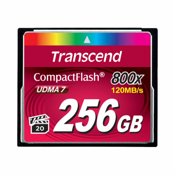 Transcend Compact Flash 256GB 800x