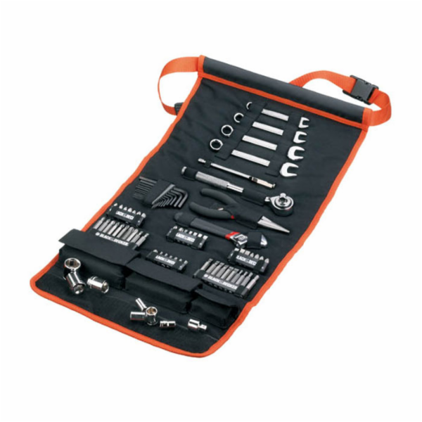 Black & Decker 76-kus. Handy Roll taška s auto příslušenství Tool A7063