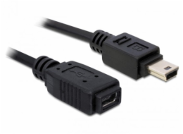 Delock USB 2.0 mini-B samec > samice Prodlužovací kabel 