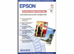 EPSON fotopapír C13S041334/ A3/ Premium Semigloss Photo Paper / 20ks