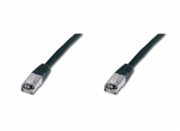 Digitus Patch Cable,S-FTP, CAT 6, AWG 27/7, LSOH, Měď, černý 5m