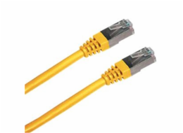 Patch kabel FTP Cat 6, 5m - žlutý