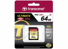 Transcend SDXC              64GB Class 10 UHS-I U3 Ultimate