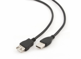 Gembird 3m USB 2.0 A M/FM USB cable USB A Black