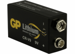 1 GP Lithium 9V Battery  CR-V9 best for Smoke Detector etc