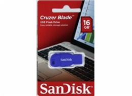 SanDisk Flash Disk 16GB Cruzer Blade, USB 2.0, modrá 45019823