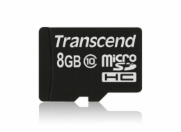 TRANSCEND MicroSDHC karta 8GB Class 10 8GB, bez adaptéru