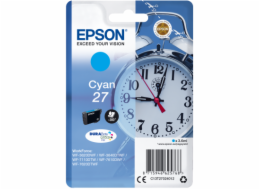 Epson inkoustová náplň/ T2702/ Singlepack 27 DURABrite Ultra Ink/ azurová