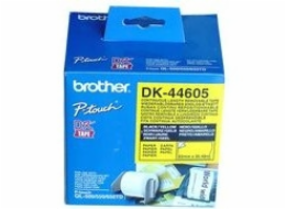 Brother - DK 44605 (papírová role žlutá 62mm x 30,48m) - snadno odstranitelná