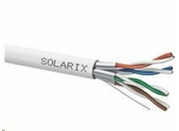 Solarix SXKD-6A-STP-LSOH-B2ca CAT6A STP LSOH B2ca s1 d1 a1, cívka, 500m Solarix Kabel STP drát c6A 500m LS0H