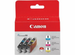 Canon CARTRIDGE CLI-8 C/M/Y MULTI-PACK pro PIXMA iP330,3500,4200,4300,4500,5200,5300, MP500, MP600, MP830 (1470 str.)