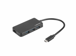 Natec Silkworm USB-C rozbočovač 4x USB 3.0 HUB NHU-1343