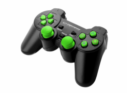 Esperanza EGG107G Gaming Controller Gamepad PC Playstation 3 Analogue / Digital USB 2.0 Black/Green