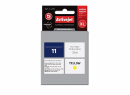 Activejet AH-11YR Ink Cartridge (replacement for HP 11 C4838A; Premium; 35 ml; yellow)