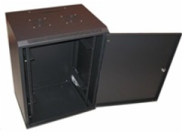 XtendLan 19" jednodílný nástěnný rozvaděč 15U, šířka 600mm,hloubka 440mm, plné dveře,úprava proti vykradení,nosnost 60kg