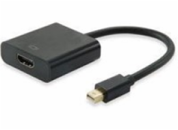 Adapter AV Equip DisplayPort Mini - HDMI czarny (133434)