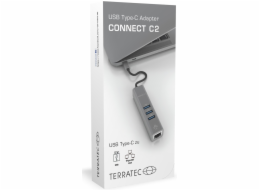HUB USB TerraTec Connect C2 1x RJ-45  + 3x USB-A 3.0 (251735)