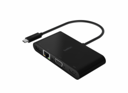 Belkin USB-C na Gigabit-Ethern. HDMI/VGA/USB-A-Adapter, 100W PD