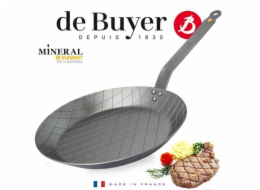 Pánev na steaky de Buyer, 5616.24, Mineral B Element, ocel, průměr 24 cm