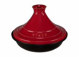 Staub Tajine hrnec 28cm kulaty cerveny litina