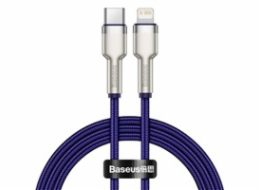 Kabel USB Baseus USB-C - Lightning 1 m Fioletowy (baseus_20210316153516)