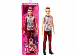 Panenka Mattel Barbie Fashionistas Ken Pants červené kostkované