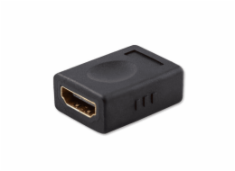 SAVIO HDMI (F) – HDMI (F) – Adapter  straight  barrel CL-111 Black