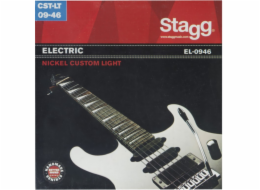 Stagg EL-0946, sada strun pro elektrickou kytaru, Custom light