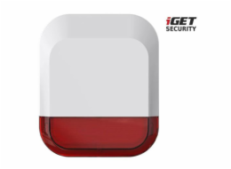 iGET SECURITY EP11 - Bezdrátová venkovní siréna pro alarm iGET SECURITY M5, dosah 1km