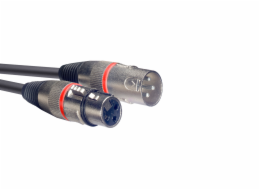 Stagg SMC10 RD, mikrofonní kabel XLR/XLR, 10m, červené kroužky