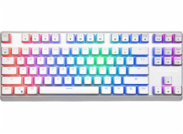 Kabelová mechanická klávesnice RGB Pudding Edition White