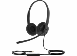 Yealink YHS34 Lite Headset Kabel Calls/Music Black 