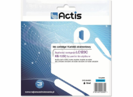 Actis KB-123C ink for Brother printer; Brother LC123C/LC121C replacement; Standard; 10 ml; cyan