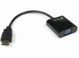AV Techly HDMI - D -Sub (VGA) + Jack 3,5 mm černá (306493)