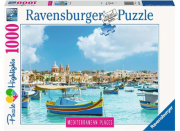 Puzzle Ravensburger 1000 dílků Středomořská Malta