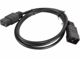 Lanberg IEC 320 C19-C20, 1,8 m, černá (CA-C19E-10CC-0018-BK napájecí kabel)
