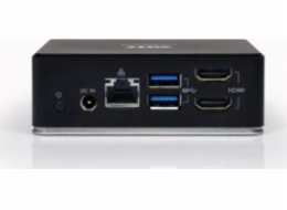 PORT CONNECT Dokovací stanice 8v1 USB-C, USB-A, dual video, HDMI, Ethernet, audio, USB 3.0
