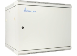 Extralink 19  9U 600x450 ASP Grey wall-mounted rack