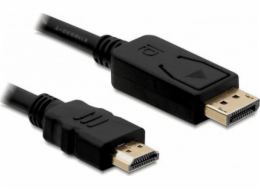 Akyga AK-AV-05 video cable adapter 1.8 m HDMI Type A (Standard) DisplayPort Black  Gold