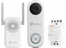 Zvonek Ezviz DB1C kit WiFi, domovní s kamerou, vyzváněcí jednotka, trafo