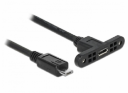 DeLOCK USB 2.0 Kabel, Micro-USB Stecker > Micro-USB Buchse zum Einbau
