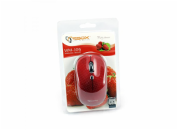 Sbox WM-106 Wireless Optical Mouse Red