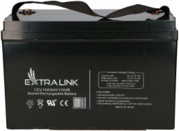 Extralink AKUMULATOR BATTERY ACCUMULATOR AGM 12V 100AH - Batterie Sealed Lead Acid (VRLA)