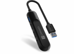 Connect IT USB-A hub USB 3.0, externí, černý